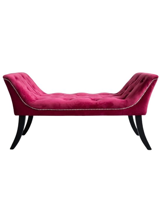 Fuksij rozā krēsls - sofa 