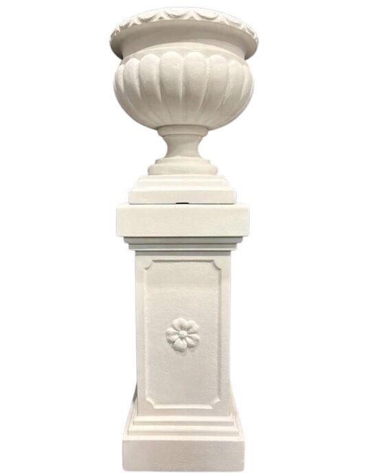 Senās Grieķijas vāze un podests (kopējais augstums 140 cm)