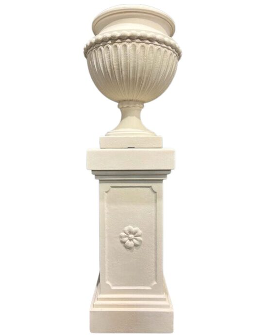 Senās Grieķijas vāze un podests (kopējais augstums 145 cm)