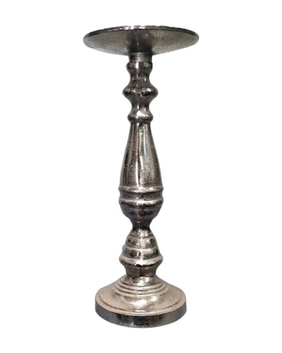 Sudraba svečturis 30cm.
