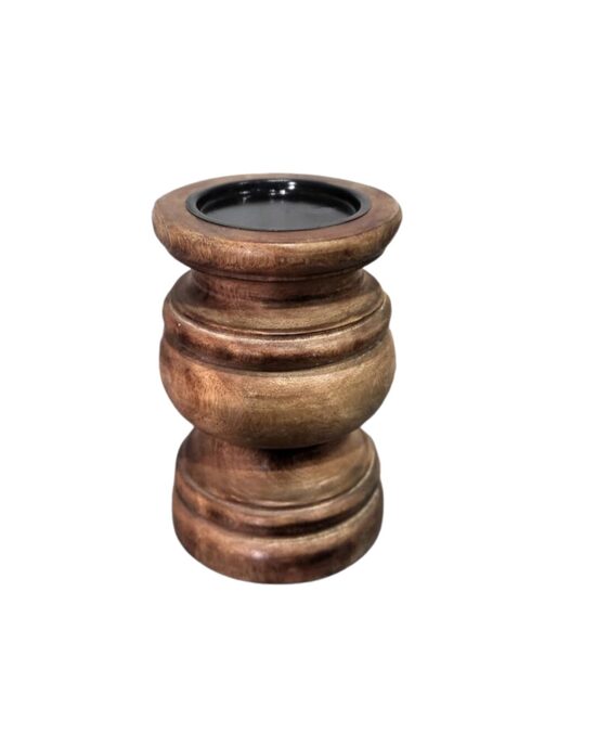 Koka svečturi 20cm