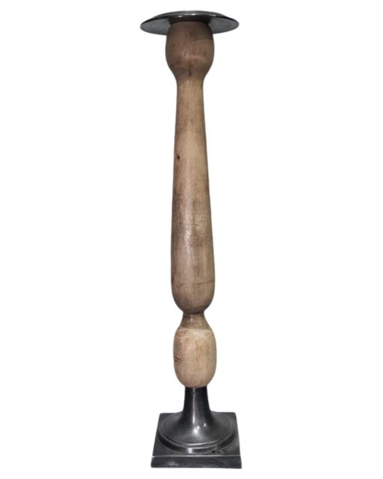 Koka svečturs 65cm