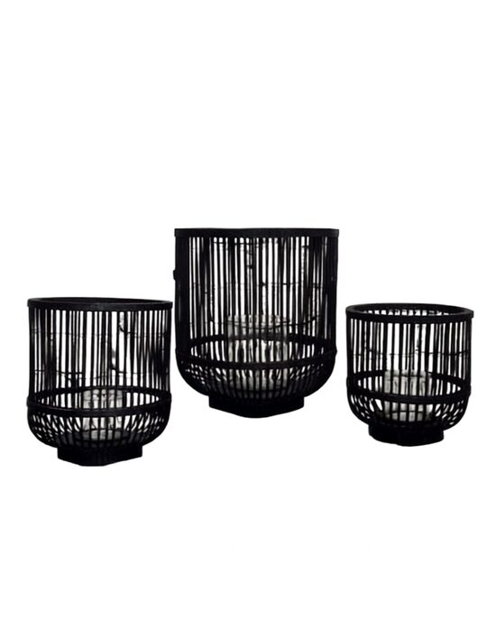 Laternu komplekts (3 dažāda izmēra laternas, diametrs/augstums - 21cm/22cm; 25cm/27cm; 29cm/30 cm)
