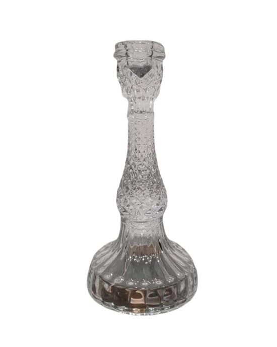 Stikla svečturis 21 cm