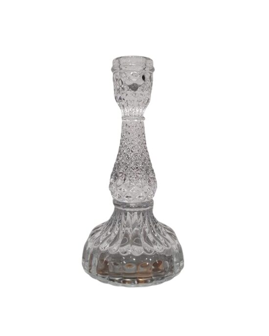 Stikla svečturis 18 cm