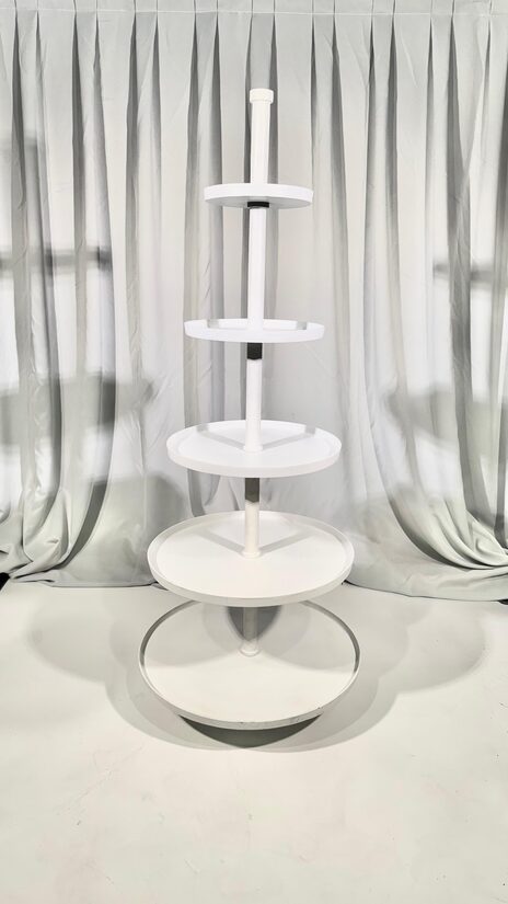 Balts etažieris 150 x 63cm