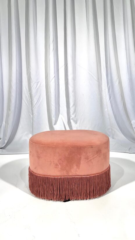 Rozā pufs 33 x 52 x 36cm