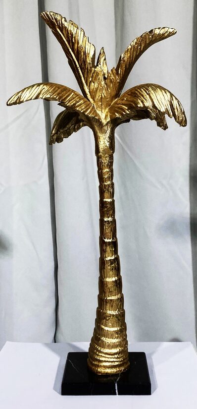 Zelta banānkoka statuja