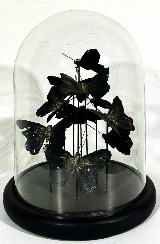 Galda dekors ar taureņiem