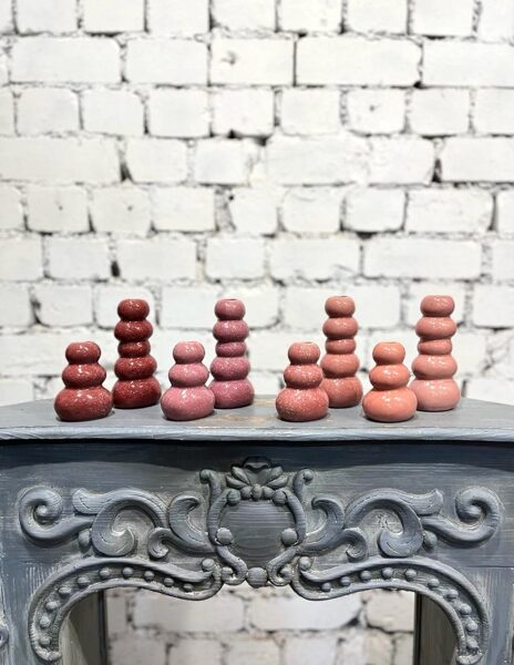 Vecrozā keramikas vāzīte/svečturis